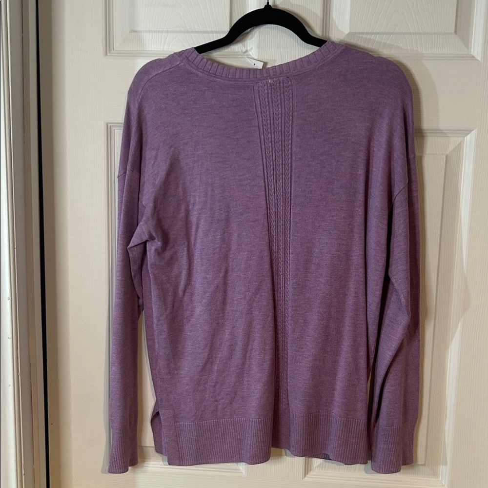 NWT Tribal Women's V-Neck Lavender Sweater Size Medium - Picture 6 of 10